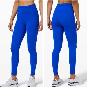 Lululemon Swift Speed High-Rise Tight 28" in Cerulean Blue size four (4)